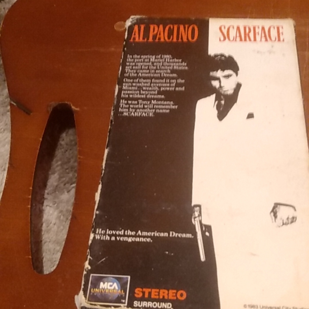 Scarface VHS tapes. Set 2 tapes